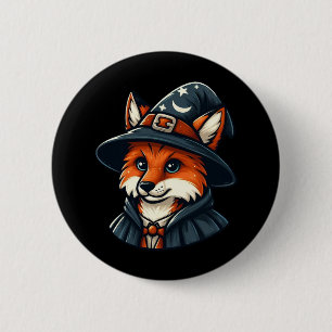 Magical Fox - Wizard Fantasy 2 Inch Round Button