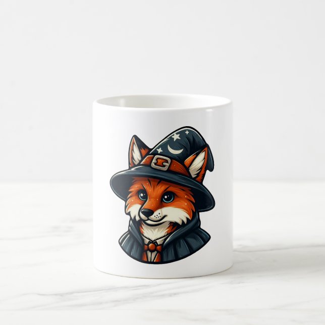 Magical Fox - Wizard Fantasy Coffee Mug (Center)