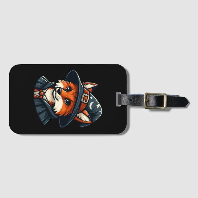 Magical Fox - Wizard Fantasy Luggage Tag (Front Horizontal)