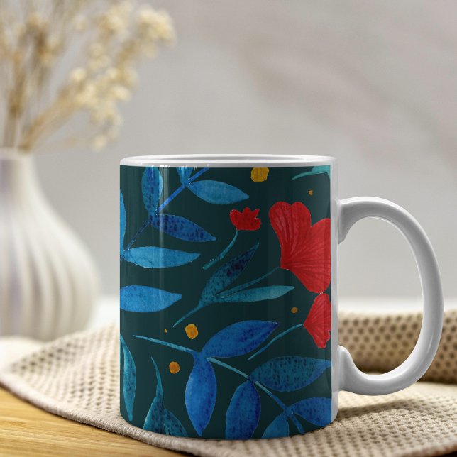 Magical garden - dark night coffee mug (Creator Uploaded)