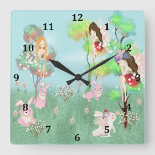 Magical Garden Kids Clock