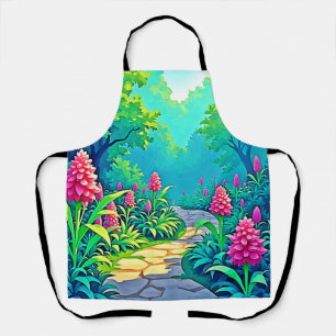 Magical Garden Path Design Apron