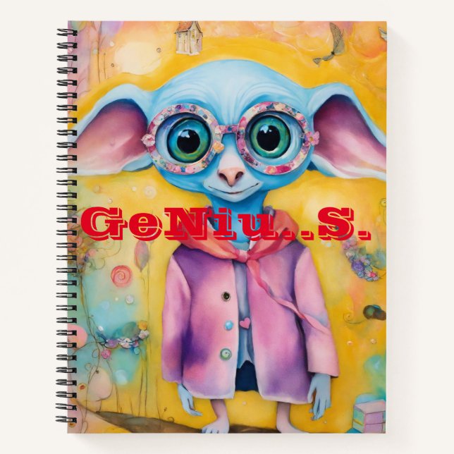 "Magical Genius: Whimsical Harry Potter-inspired S Notebook (Front)