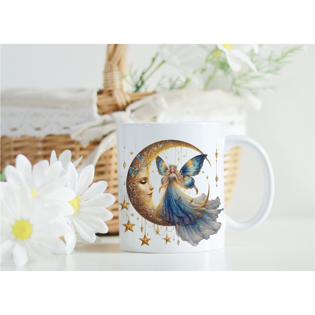 Magical Gift for Her - Fairy & Moon Coffee Cup (Creator Uploaded)