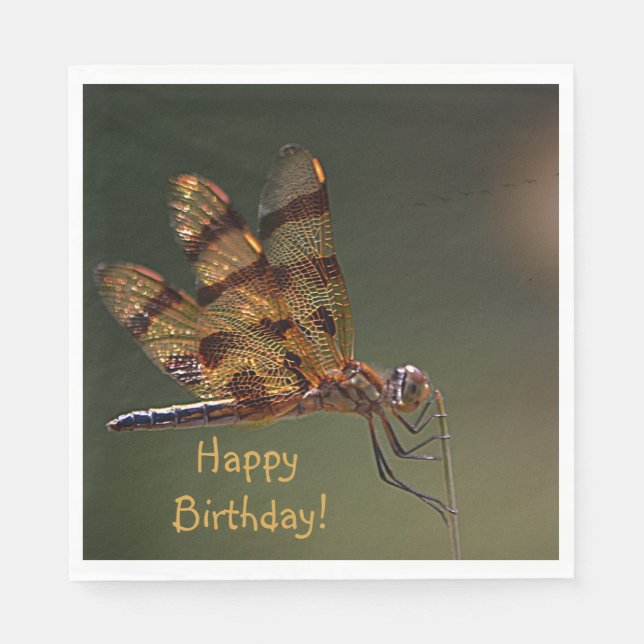 Magical Golden Birthday Napkin (Front)