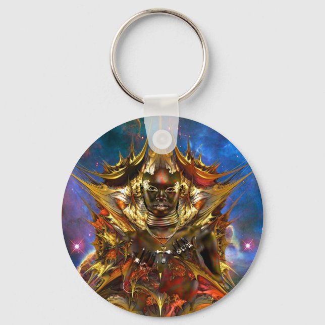 Magical Golden Star Keychain (Front)