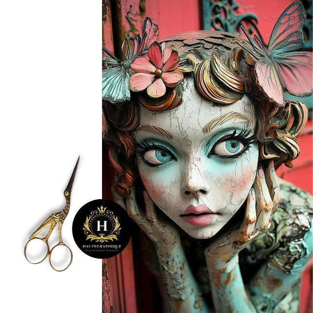 Magical Gothic Paris Gargoyle Decoupage  Tissue Paper (Creator Uploaded)