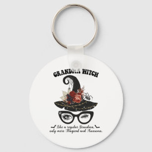 Magical Grandma Witch - Awesome Halloween Witchy G Keychain