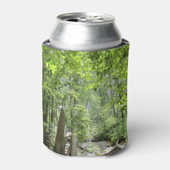 Magical Green Forest Scene.   Can Cooler (Can Front)