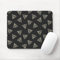 Magical Grey Yellow Triangle Circle Wand Symbol