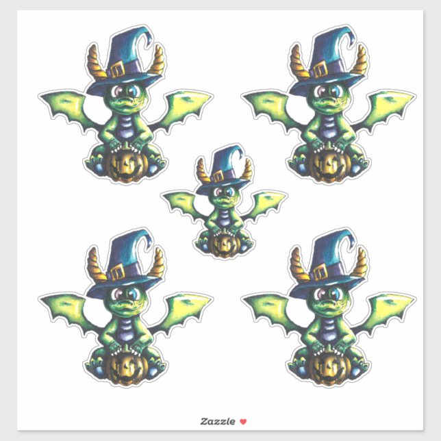 Magical Halloween Dragon Design (Sheet)