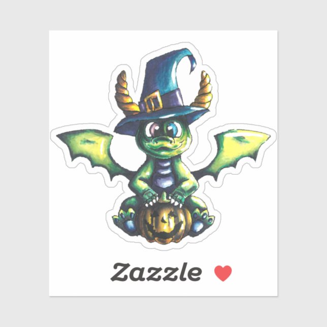 Magical Halloween Dragon Design (Sheet)