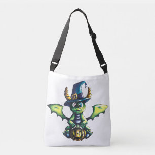Magical Halloween Dragon Design Crossbody Bag