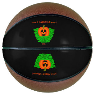 Magical Halloween Pumpkin Basketball