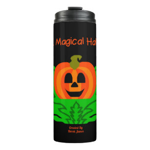 Magical Halloween Pumpkin Thermal Tumbler