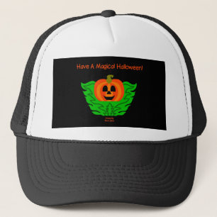 Magical Halloween Pumpkin Trucker Hat
