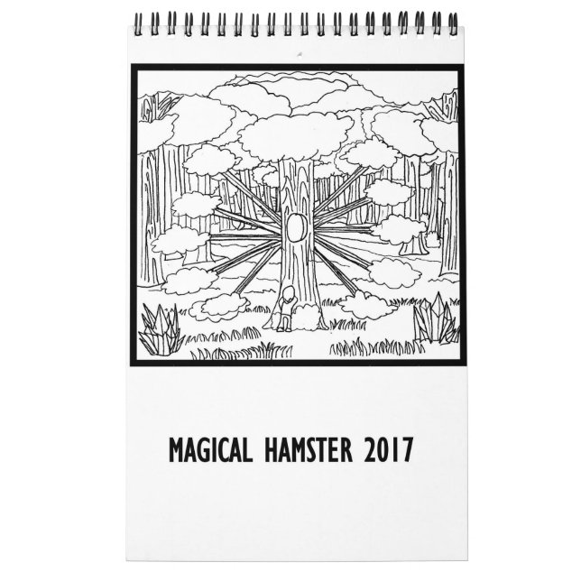 Magical Hamster 2017 Calendar (Cover)