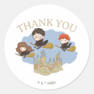 Magical Harry Potter and Hogwarts Baby Shower Classic Round Sticker