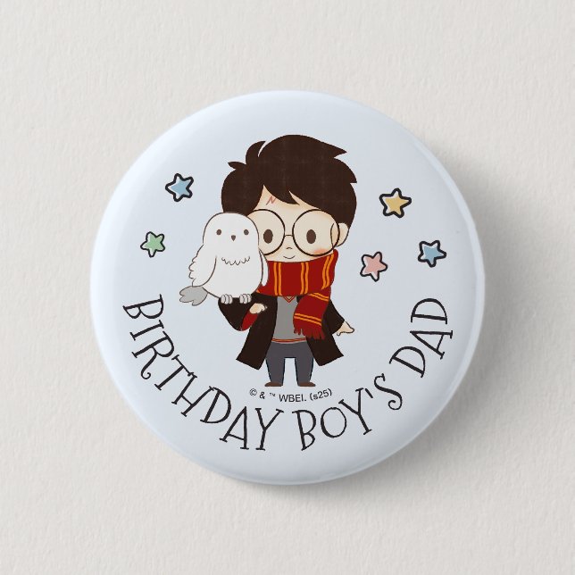 Magical HARRY POTTER™ and Hogwarts Birthday 2 Inch Round Button (Front)
