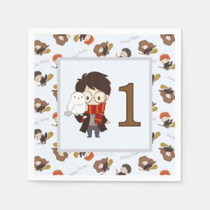 Magical HARRY POTTER™ and Hogwarts Birthday Napkin