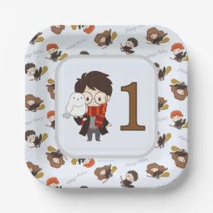 Magical HARRY POTTER™ and Hogwarts Birthday Paper Plate