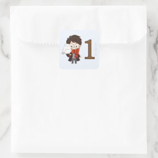 Magical HARRY POTTER™ and Hogwarts Birthday Square Sticker