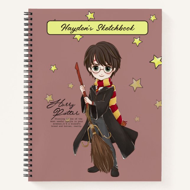 Magical HARRY POTTER™ Drawing Notebook (Front)