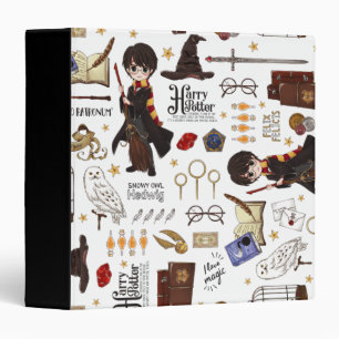 Magical HARRY POTTER™ Watercolor Binder