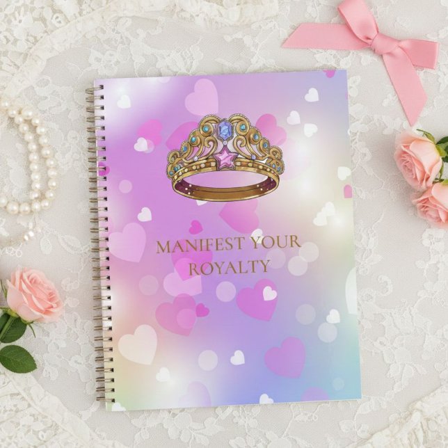 Magical Heart Tiara Spiral Notebook Planner (Creator Uploaded)
