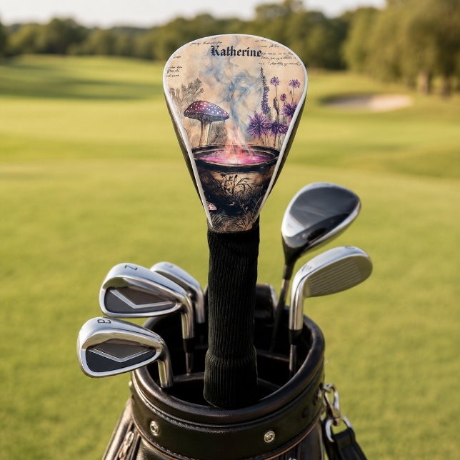  Magical Herbal Cauldron Botanical Name Golf Head Cover (Creator Uploaded)