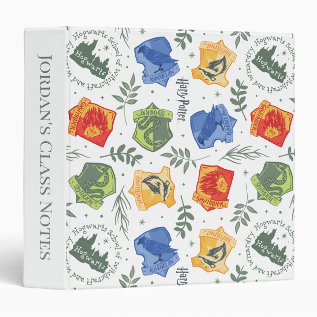 Magical Herbology HOGWARTS™ Houses Pattern Binder (Front/Spine)