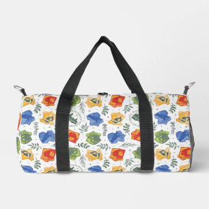 Magical Herbology HOGWARTS™ Houses Pattern Duffle Bag