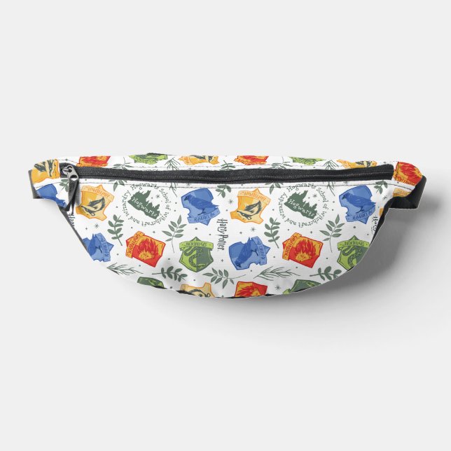 Magical Herbology HOGWARTS™ Houses Pattern Fanny Pack (Lay Down)