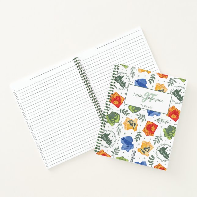 Magical Herbology HOGWARTS™ Houses Pattern Notebook (Inside)