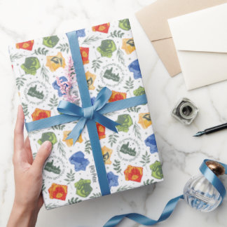 Magical Herbology HOGWARTS™ Houses Pattern Wrapping Paper