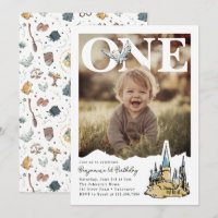 Magical Hogwarts Owl First PhotoPop Birthday 