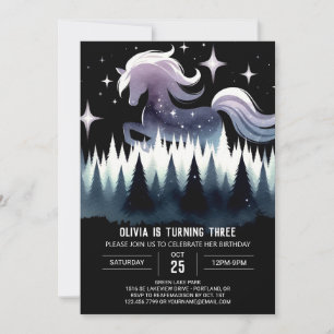 Magical Horse Birthday Invitation