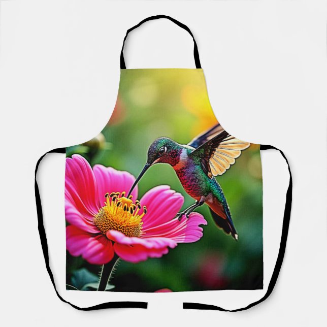Magical Hummingbird Moments Design Apron (Front)