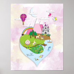 Magical Imagination Island Poster (no Text)
