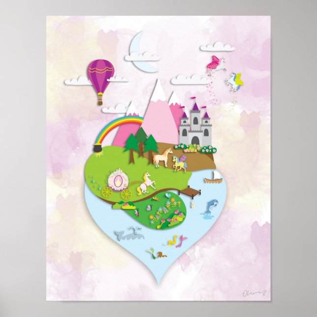 Magical Imagination Island Poster (no Text) (Front)
