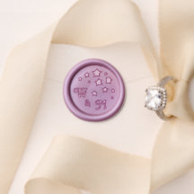 Magical initials with stars