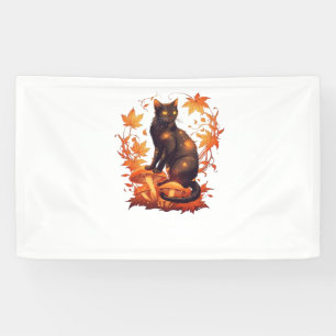 Magical Introvert Cat  Pastel Witch Hat Halloween  Banner