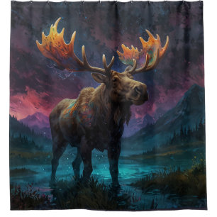 Magical Jasper Moose and Rocky Mountains