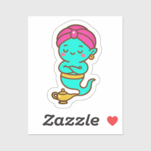 Magical Kawaii Djinn – Neon Spirit