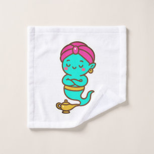 Magical Kawaii Djinn – Neon Spirit Bath Towel Set