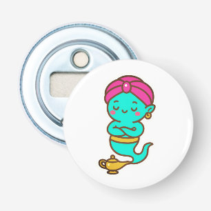 Magical Kawaii Djinn – Neon Spirit Bottle Opener