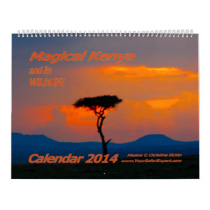 Magical Kenya and its Wildlife Calendar 2014 2-Pg.