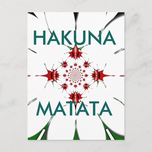  Magical Kenya: Embrace Culture Kaleidoscope 🇰🇪. Postcard (Front)