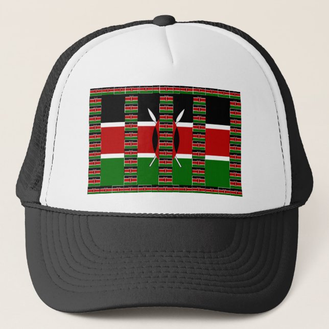 🇰🇪 Magical Kenya: Frame of Unity and Pride Trucker Hat (Front)