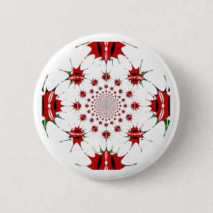 Magical Kenya: Kaleidoscope Culture identity 🇰🇪 2 Inch Round Button
